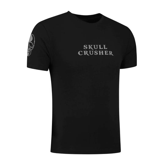 Skull Crusher® – Powergrip-Shirt Grau – Bargriff – Squat-Shirt
