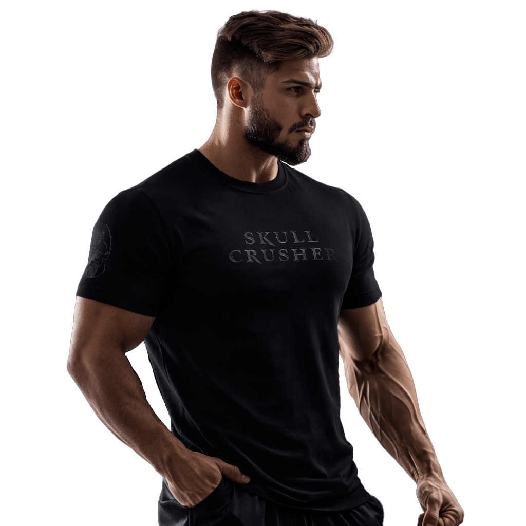 Skull Crusher® - Camicia Powergrip Nera - Bar grip - Camicia Squat