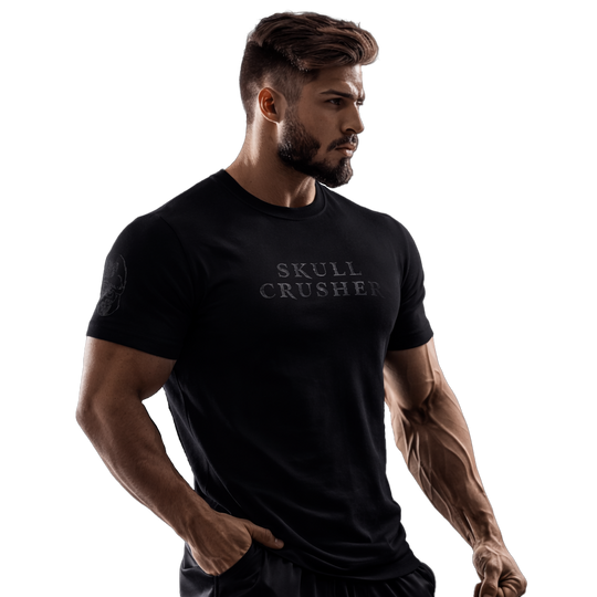 Skull Crusher® - Camicia Powergrip Nera - Bar grip - Camicia Squat